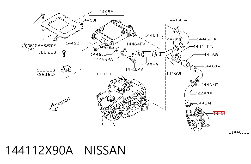 144112X90A Nissan/Infiniti