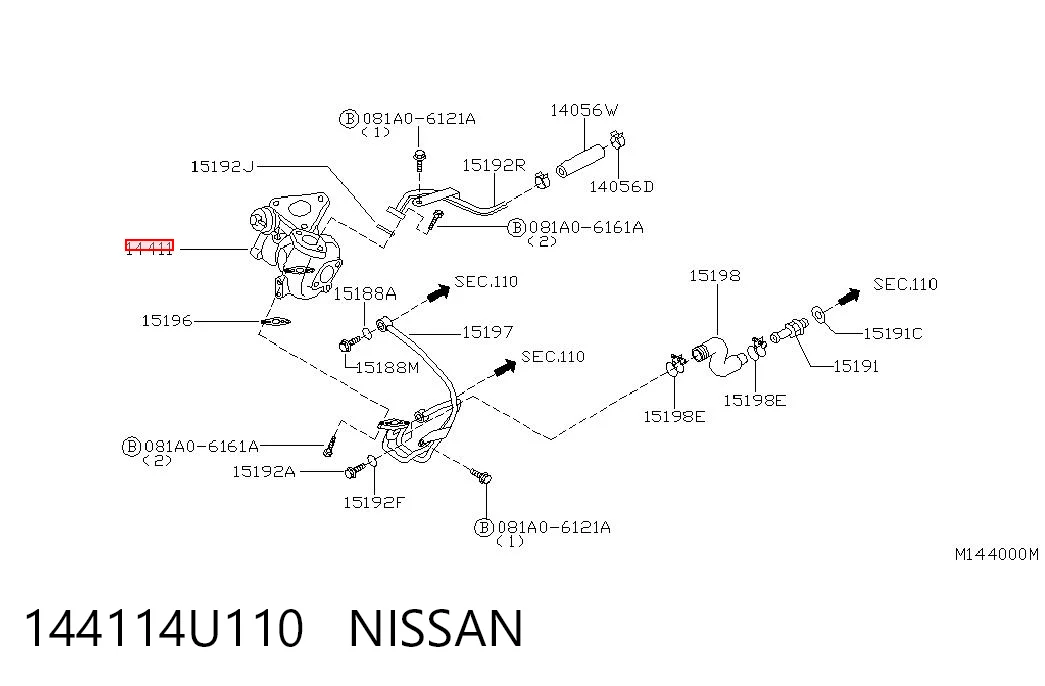 Turbo para motor para Nissan Almera TINO V10