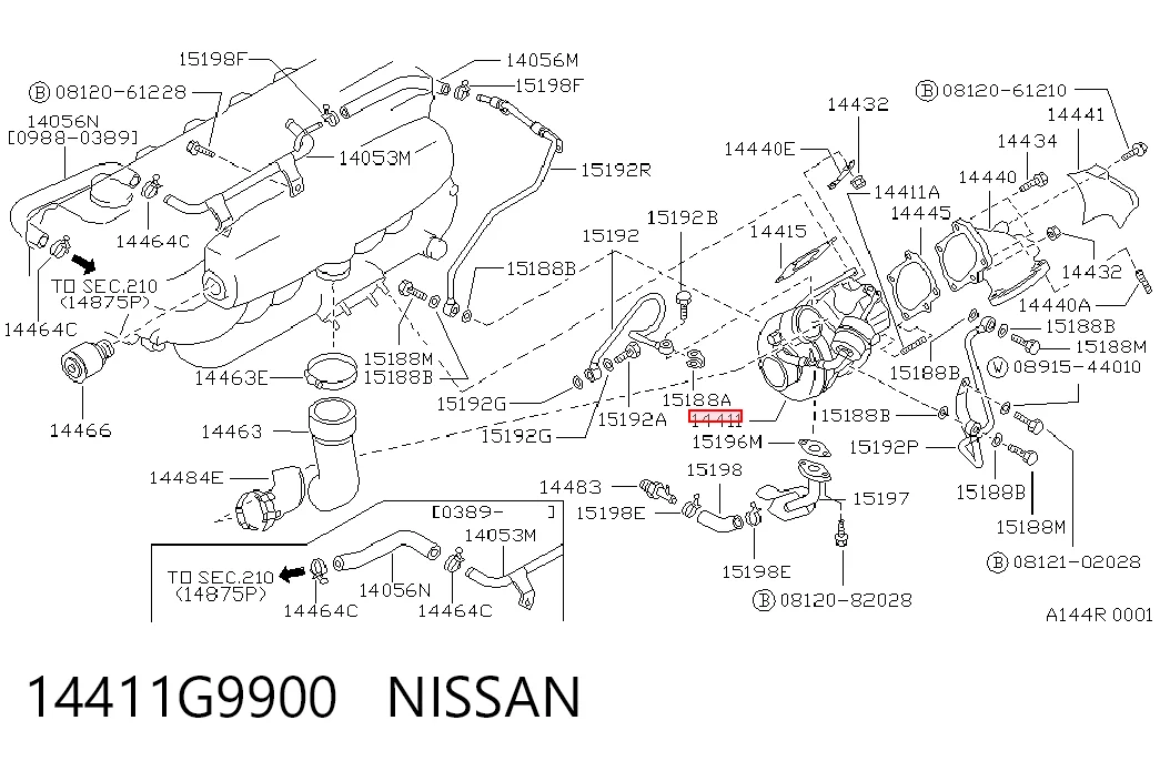  Turbocompresor Nissan Patrol 