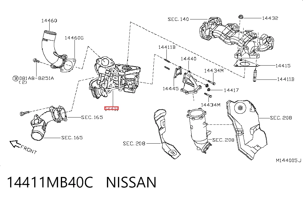 Turbo para motor para Nissan Cabstar NT400 F24M