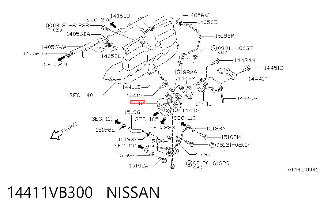 14411VB300 Nissan/Infiniti