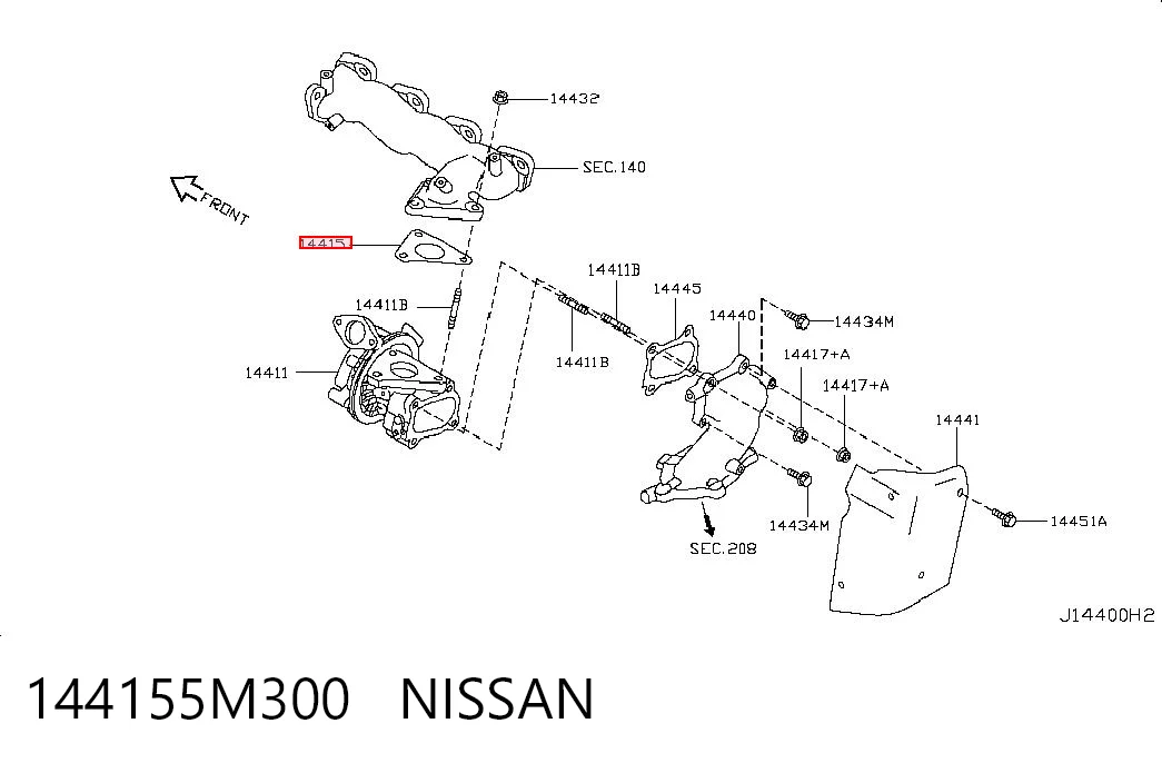 144155M300 Nissan/Infiniti