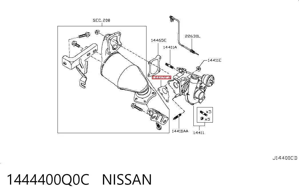 1444400Q0C Nissan/Infiniti