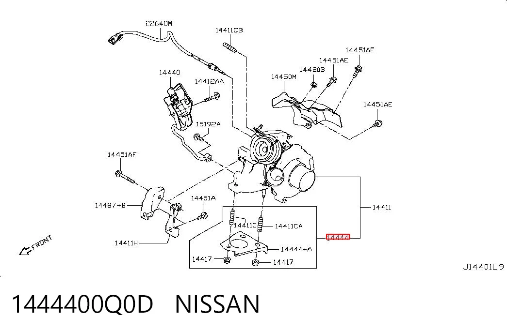 1444400Q0D Nissan/Infiniti