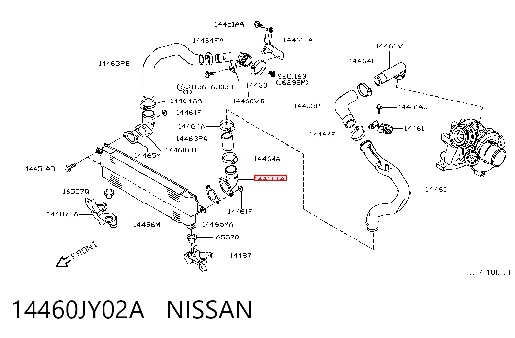 14460JY02A Nissan/Infiniti