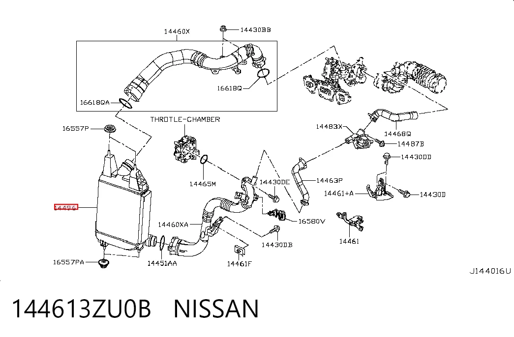 Intercooler para Nissan JUKE F15E