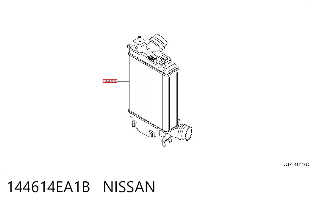 720009O Four Seasons Radiador de intercooler
