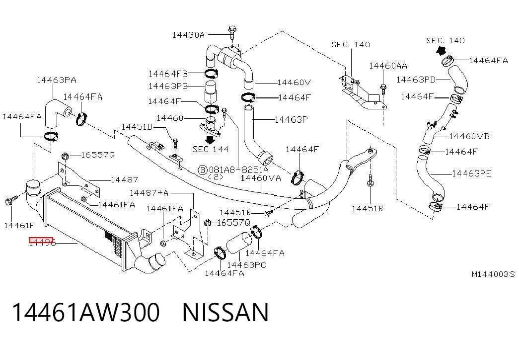 14461AW300 Nissan/Infiniti