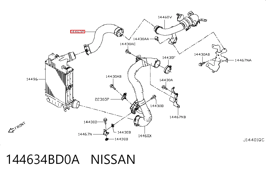 144634BD0A Nissan/Infiniti