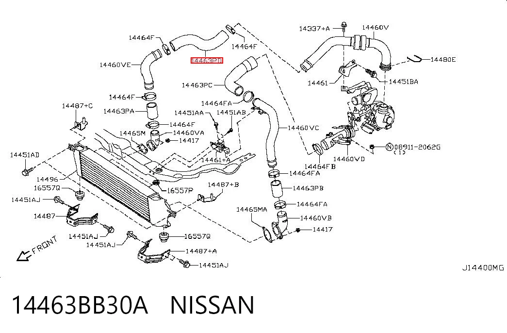 14463BB30A Nissan/Infiniti