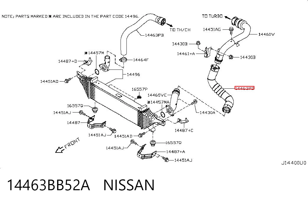 14463BB52A Nissan/Infiniti