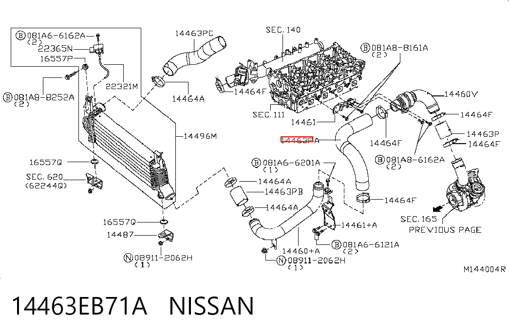 14463EB71A Nissan/Infiniti
