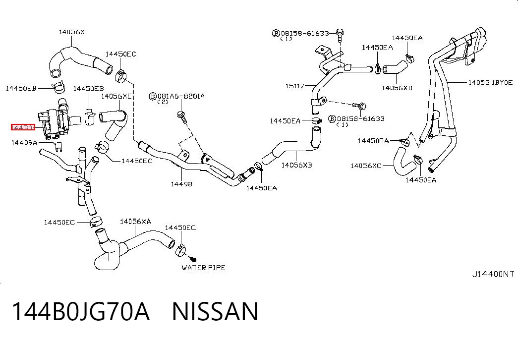 144B0JG70A Nissan/Infiniti