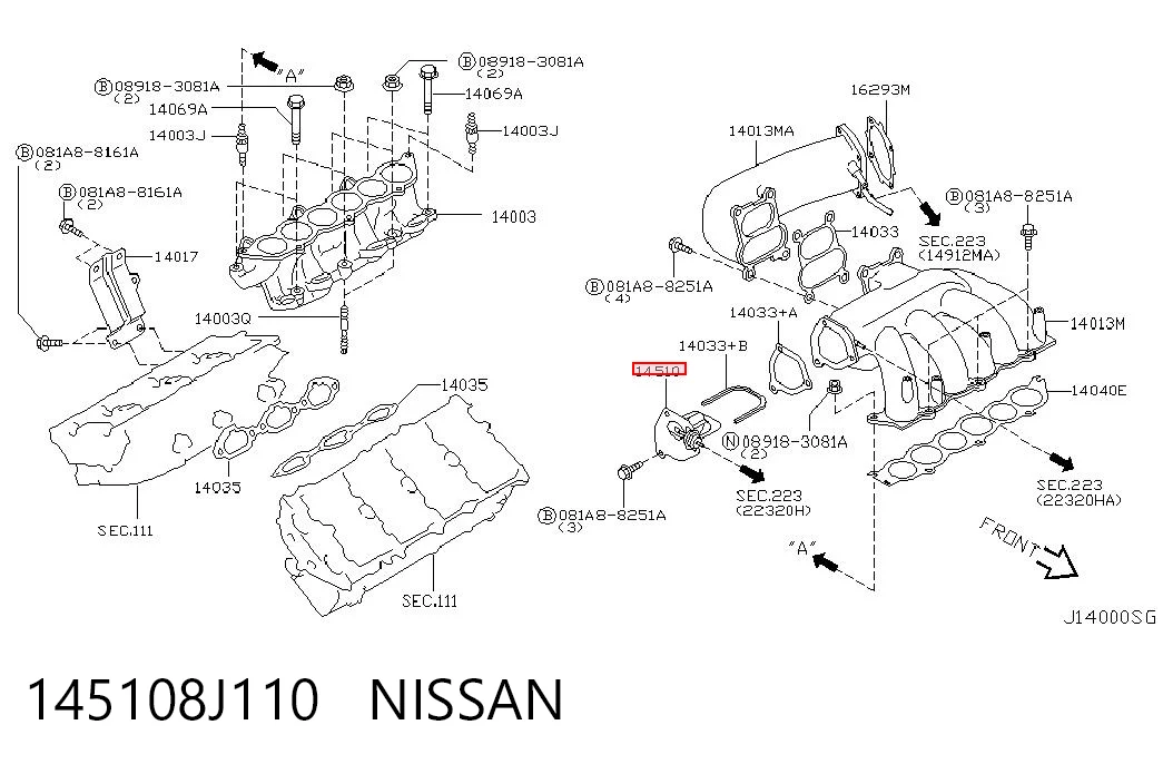145108J110 NISSAN