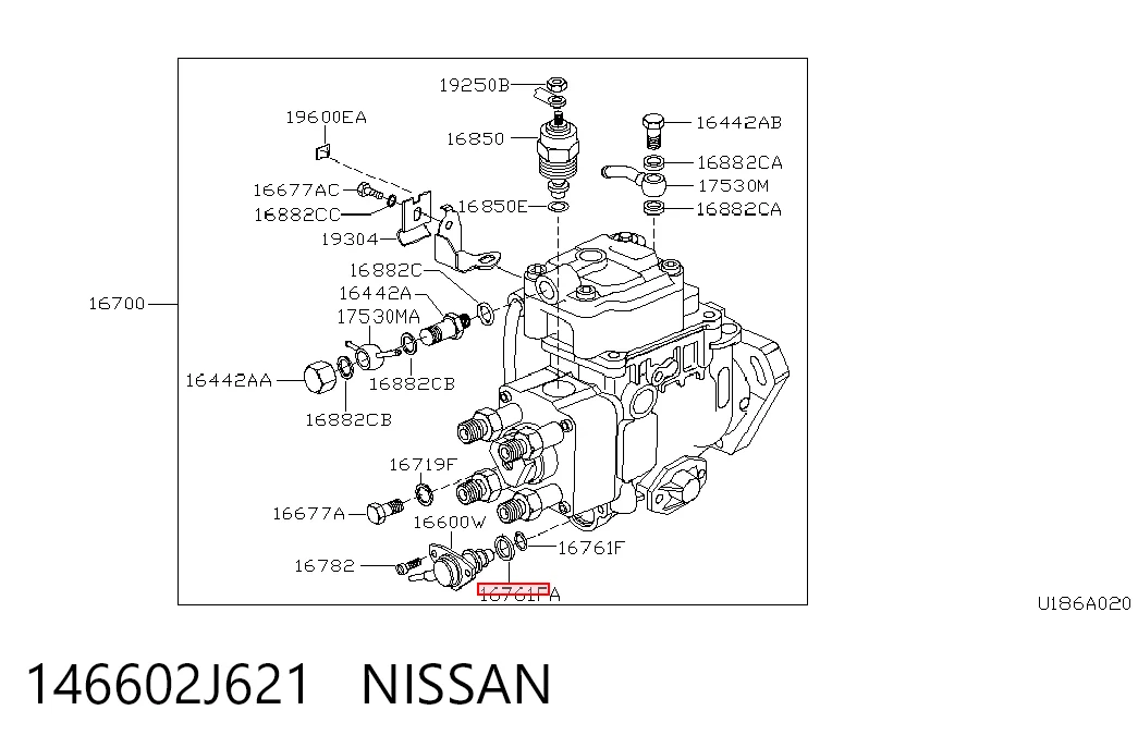 146602J621 Nissan/Infiniti