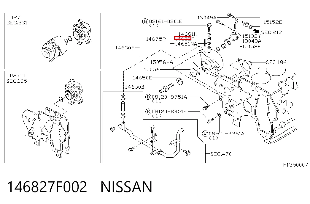146827F002 Nissan/Infiniti