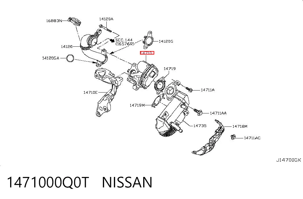 6000620597 Fiat/Alfa/Lancia Válvula EGR