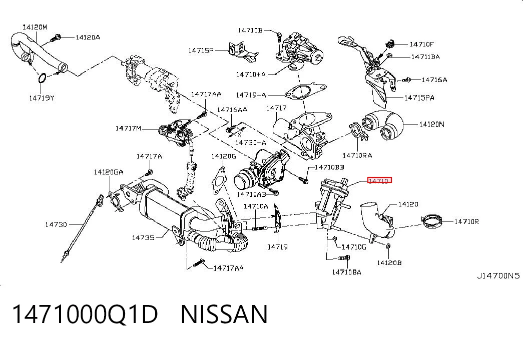 1471000Q1D Nissan/Infiniti