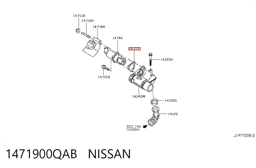 1471900QAB Nissan/Infiniti