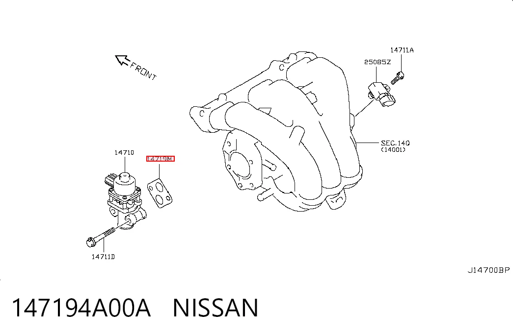147194A00A Nissan/Infiniti