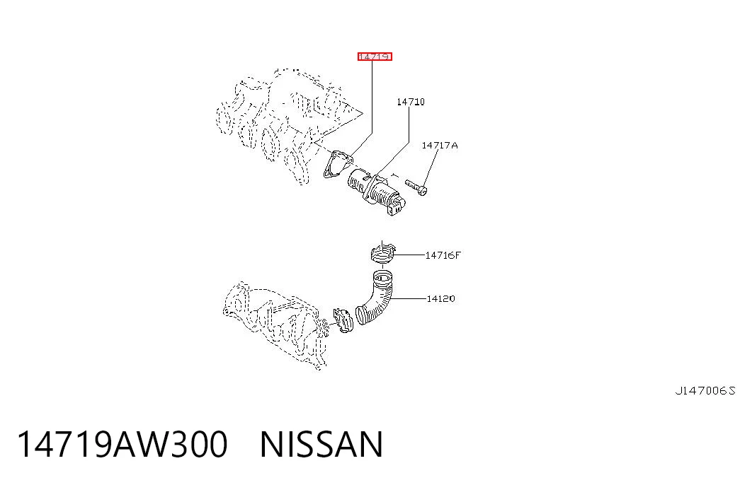 14719AW300 Nissan/Infiniti