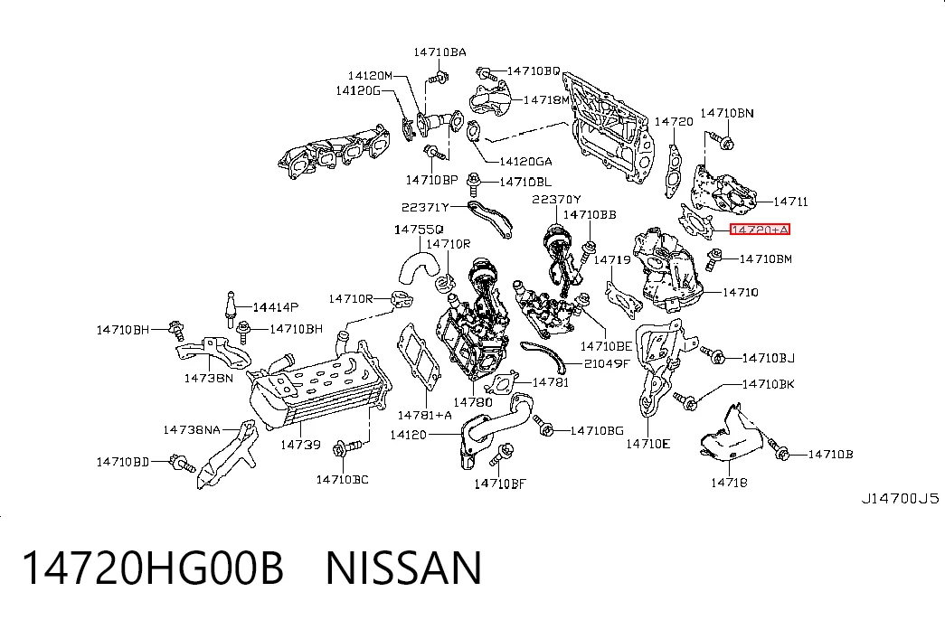 14720HG00B Nissan/Infiniti