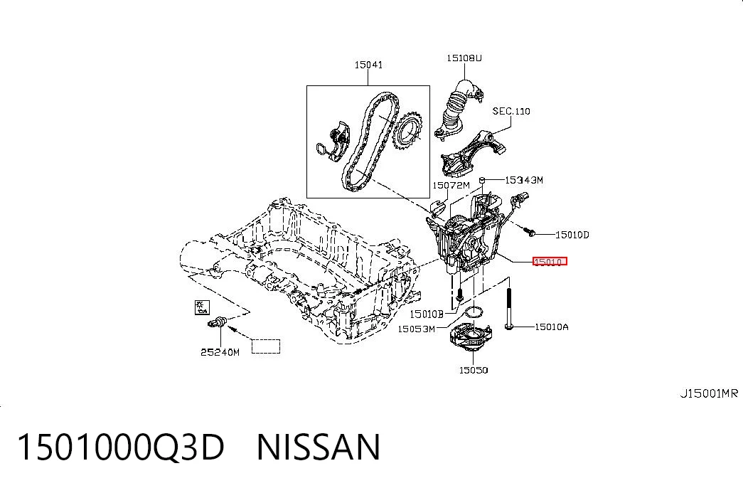 1501000Q3D Nissan/Infiniti