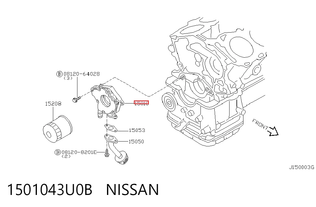 1501043U0B Nissan/Infiniti