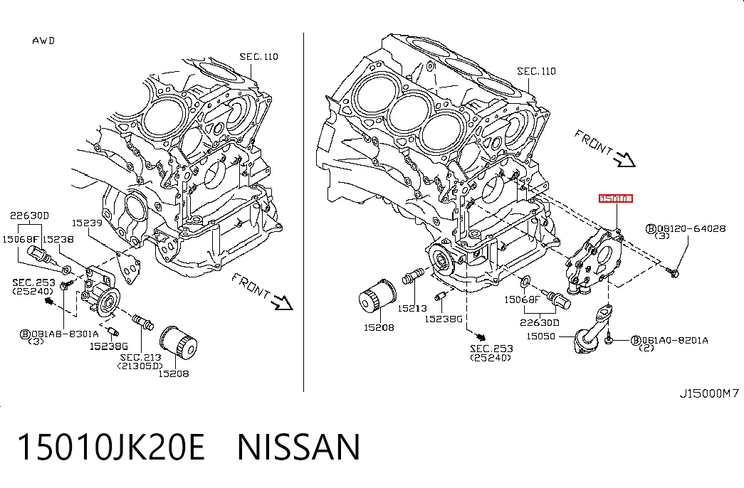 15010JK20E Nissan/Infiniti