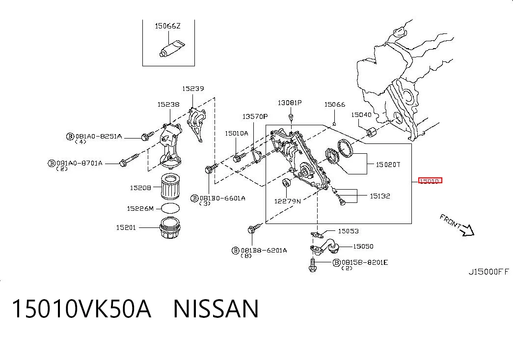  Bomba De Aceite Nissan X-Trail 