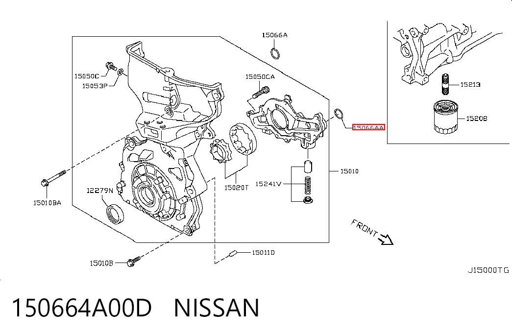 150664A00D Nissan/Infiniti