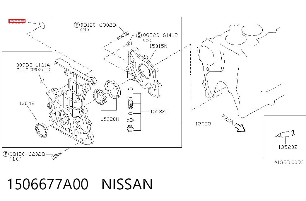 1506677A00 Nissan/Infiniti