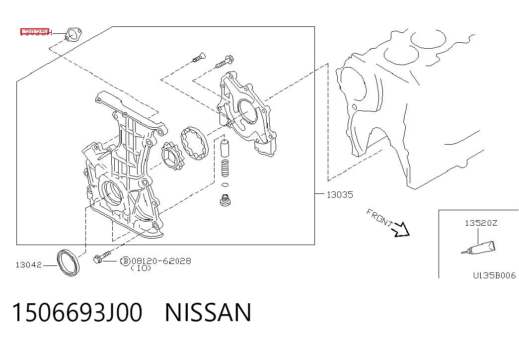 1506693J00 Nissan/Infiniti