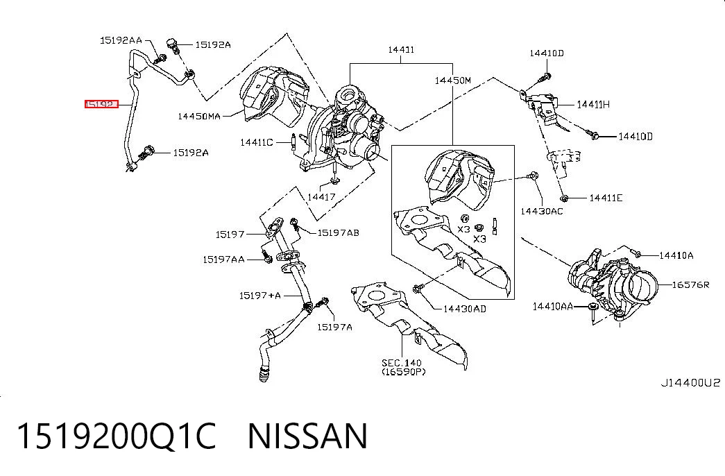 1519200Q1C Nissan/Infiniti