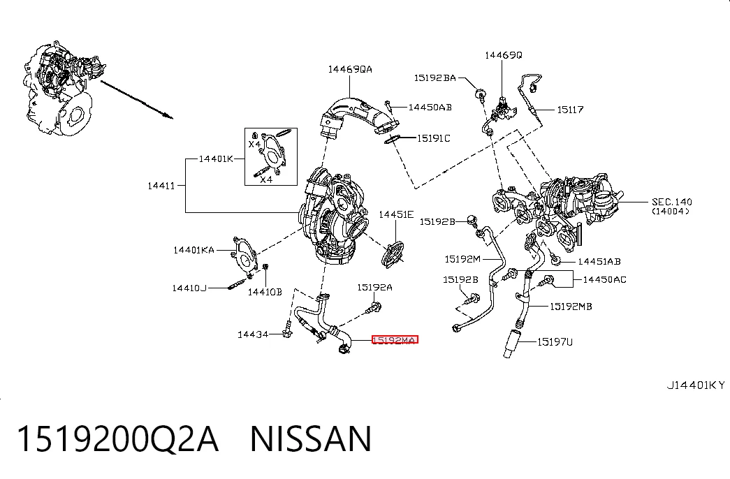 1519200Q2A Nissan/Infiniti