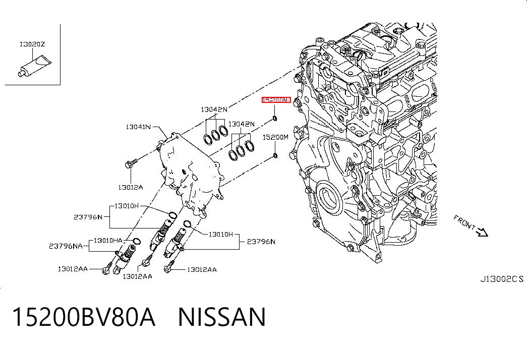 15200BV80A Nissan/Infiniti