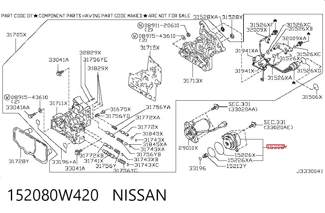 152080W420 Nissan/Infiniti