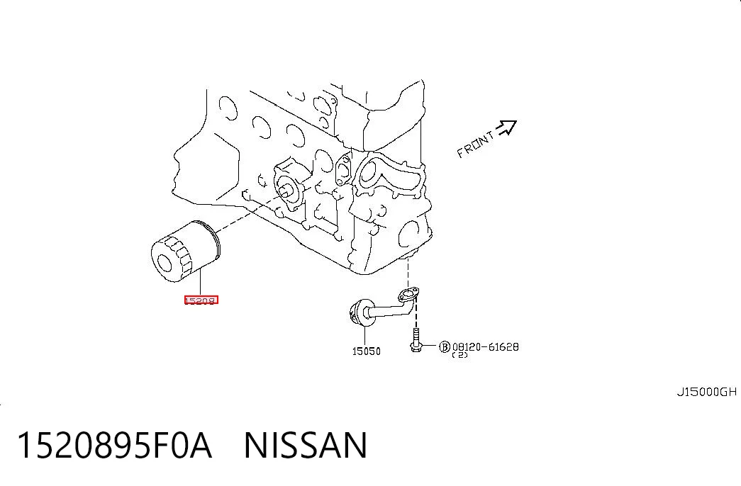 1520895F0A Nissan/Infiniti