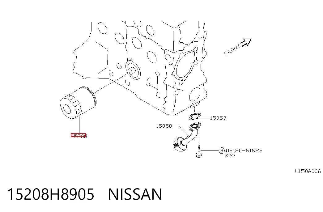 15208H8905 Nissan/Infiniti