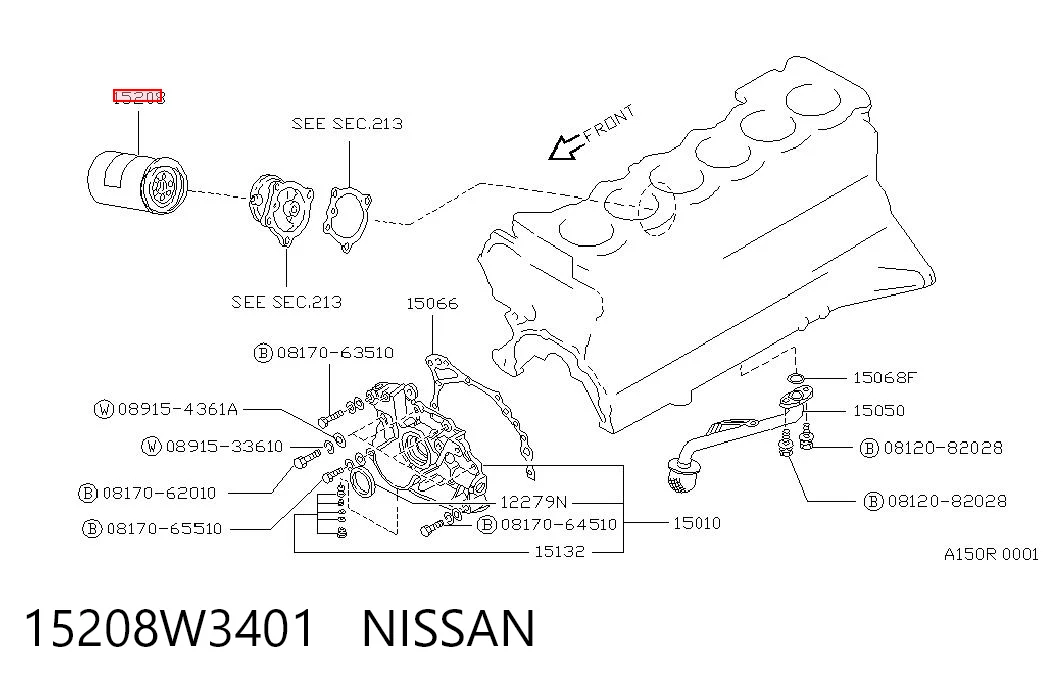 15208W3401 Nissan/Infiniti
