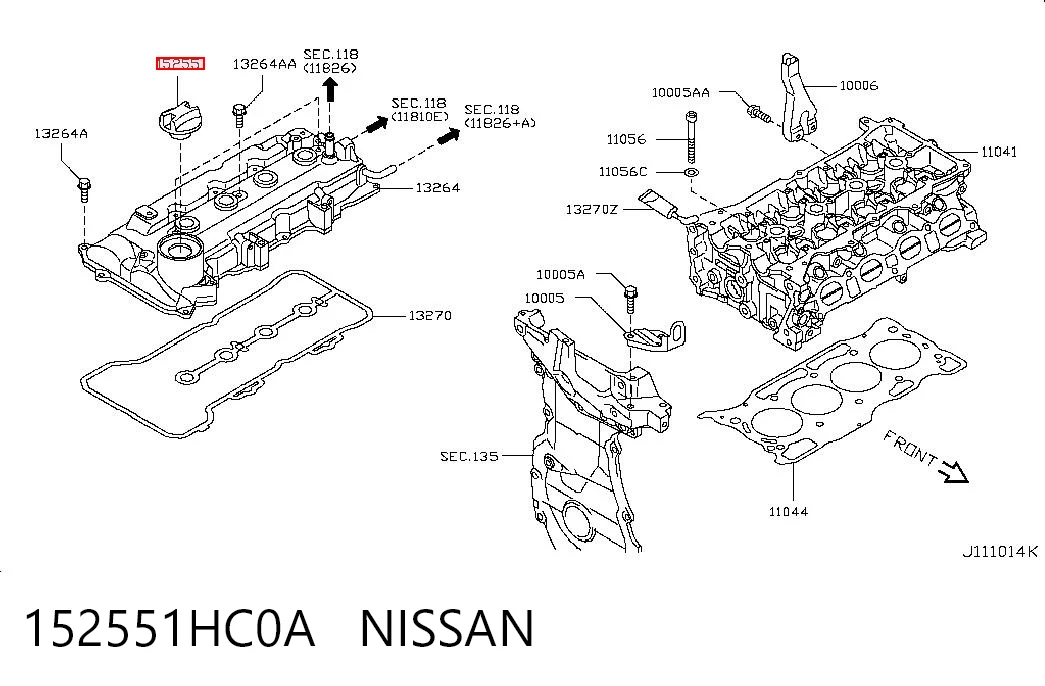152551HC0A Nissan/Infiniti
