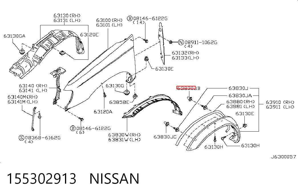 155302913 Nissan/Infiniti
