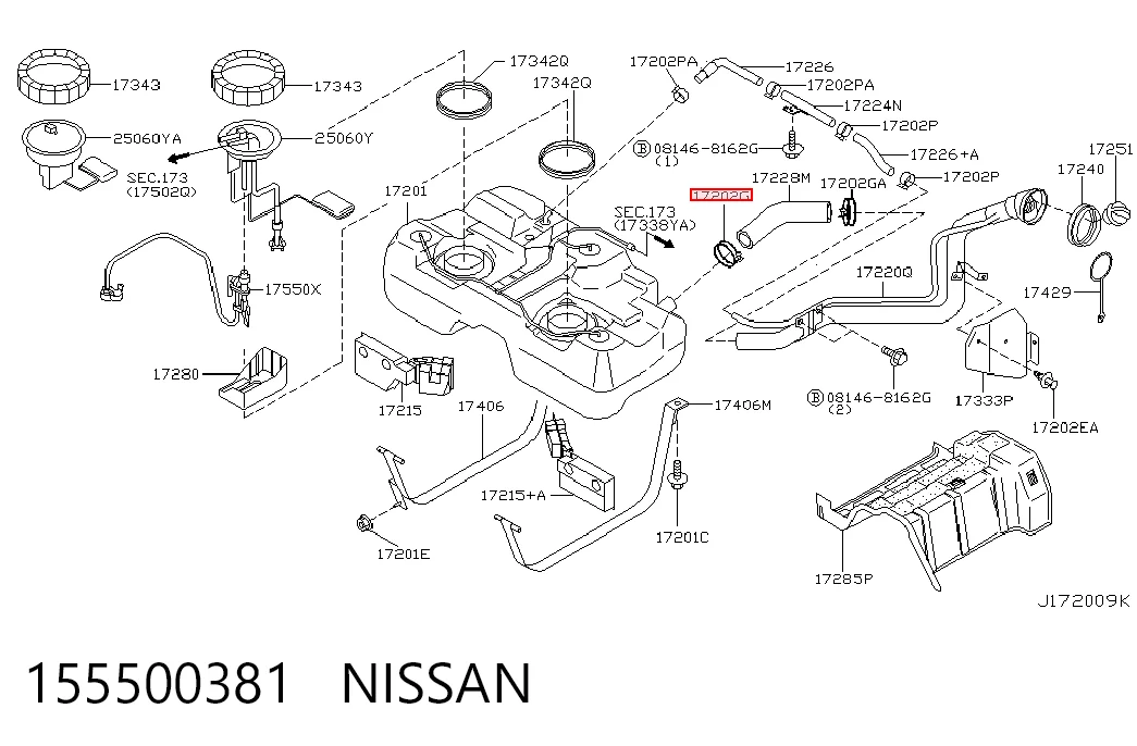 155500381 Nissan/Infiniti