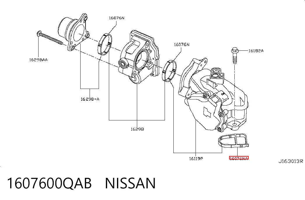 1607600QAB Nissan/Infiniti