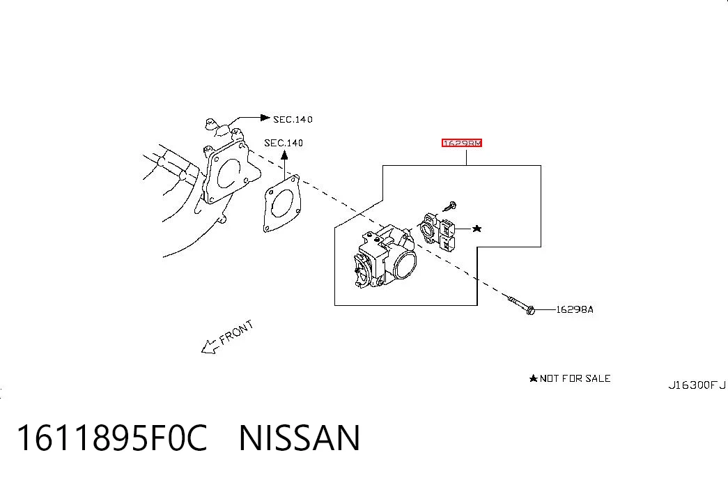 Comprar Cuerpo de aceleración completo Nissan Almera  B10RS a bajo precio