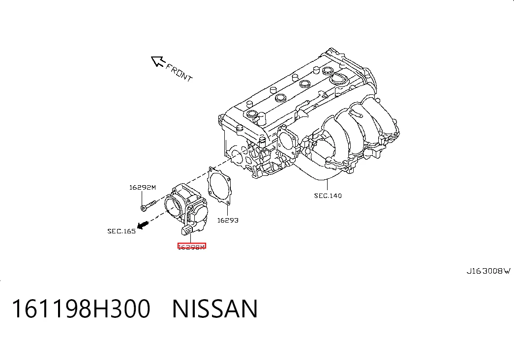 161198H300 Nissan/Infiniti