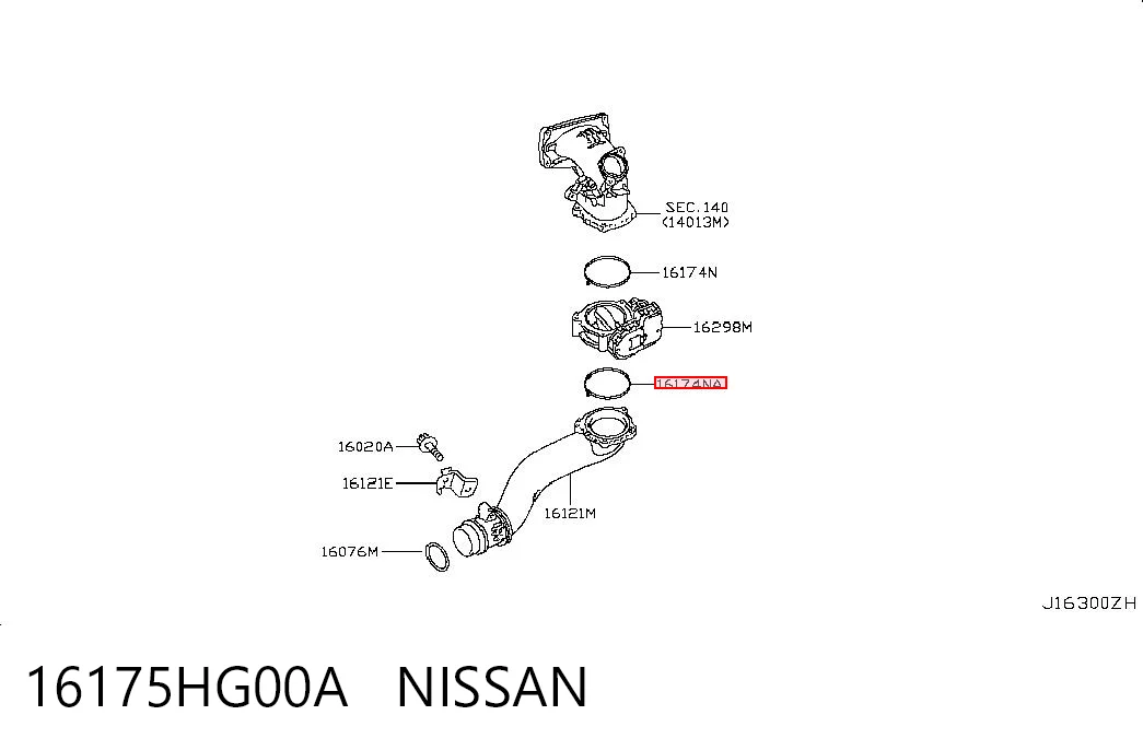 16175HG00A Nissan/Infiniti