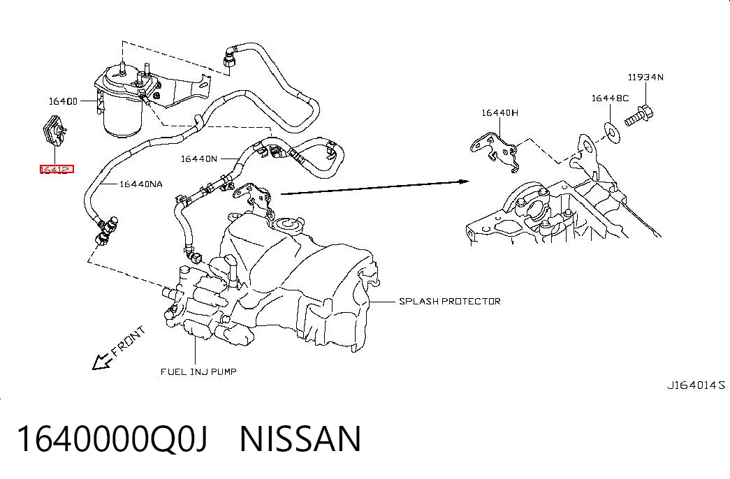 1640000Q0J Nissan/Infiniti
