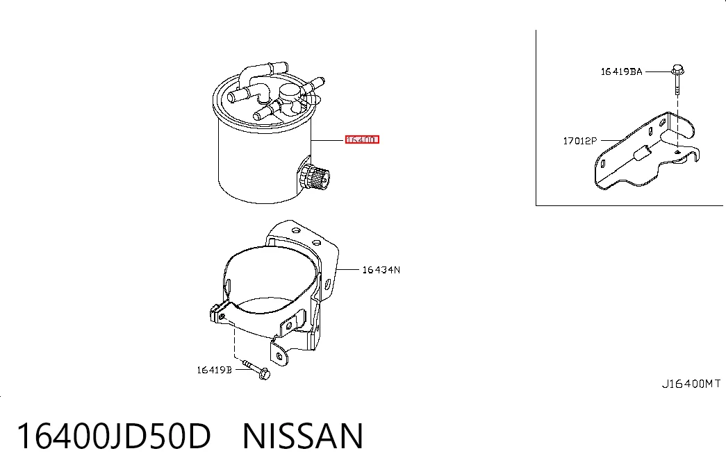 16400JD50D Nissan/Infiniti