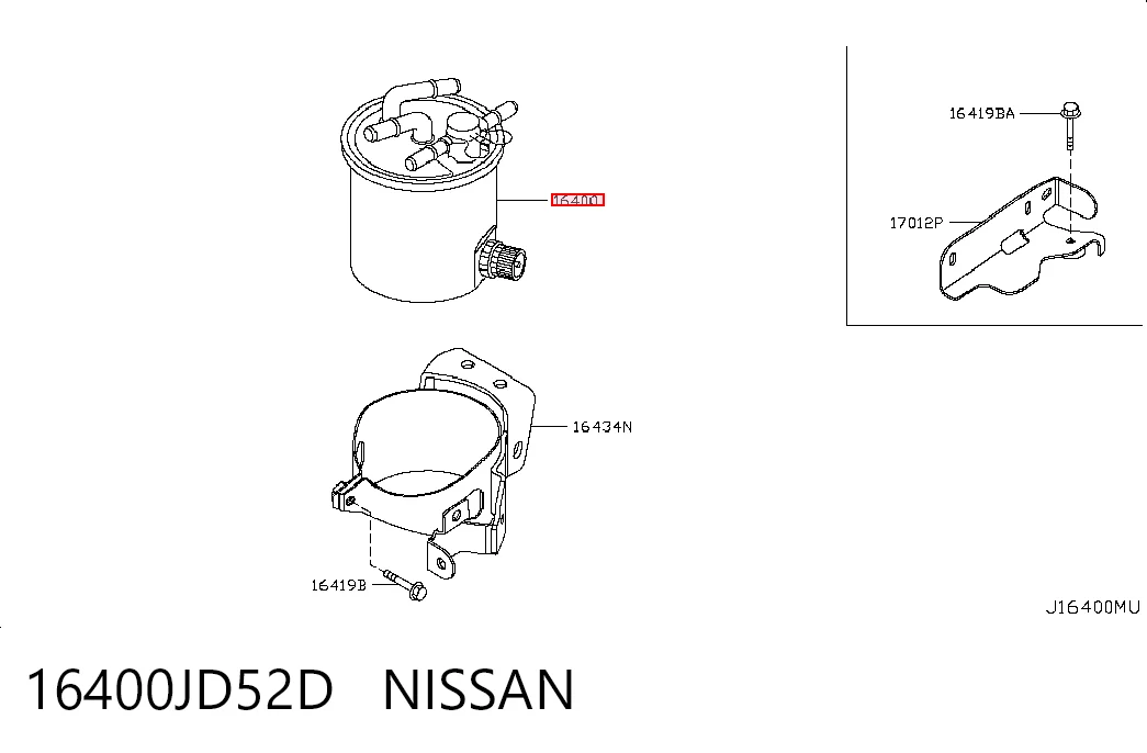16400JD52D Nissan/Infiniti
